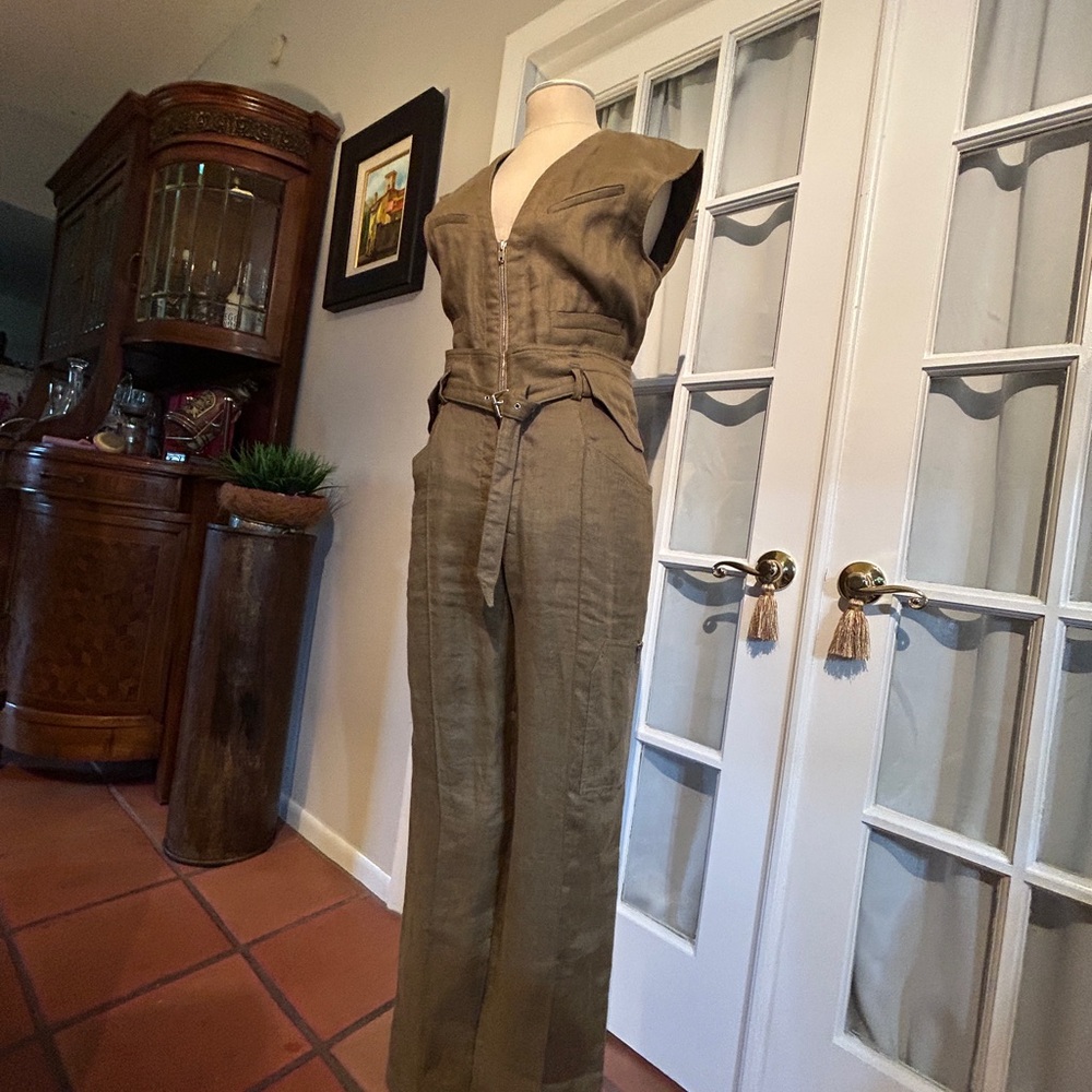 IRO Olive Sleeveless Jumpsuit